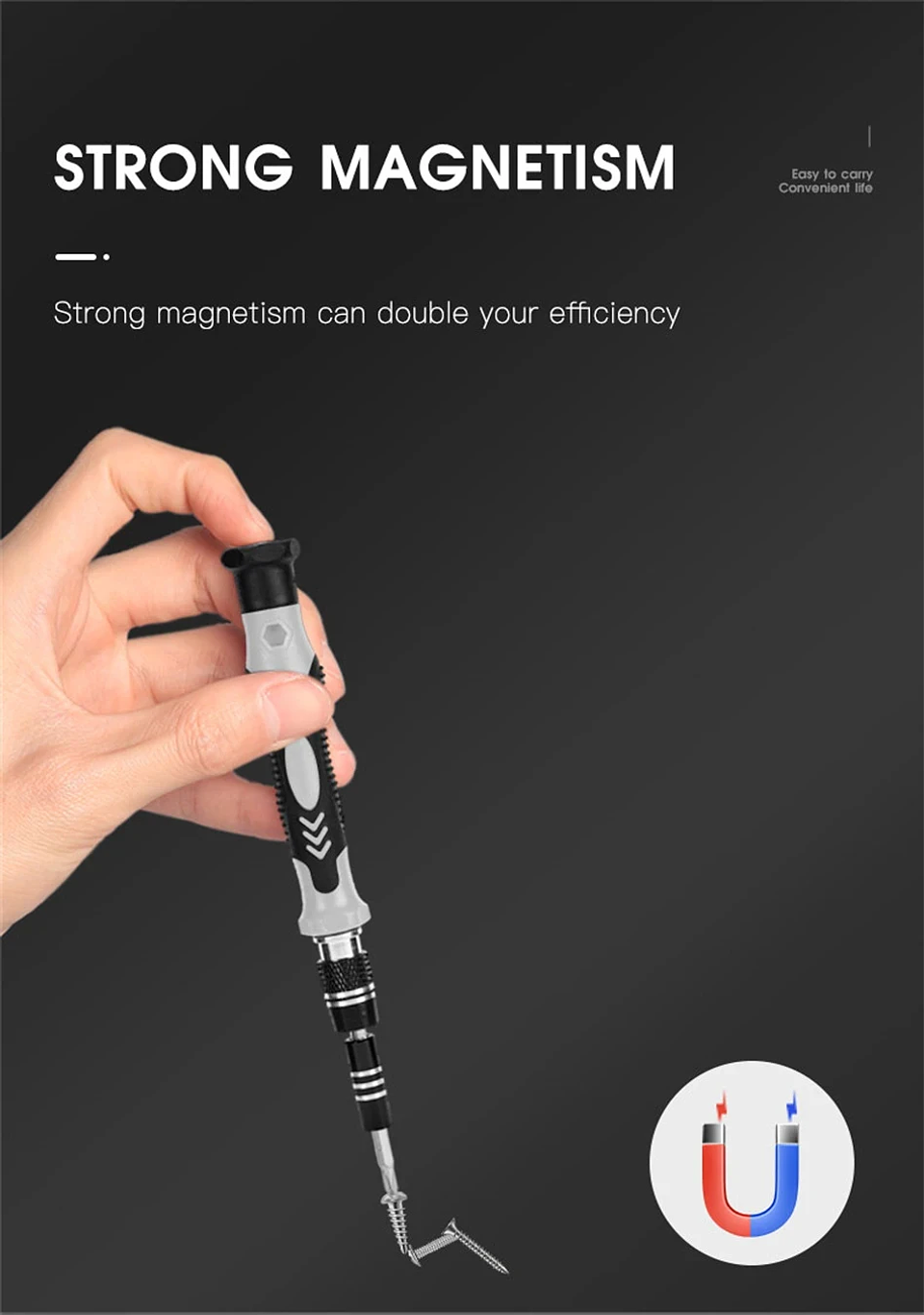 115-in-1 Precision Magnetic Screwdriver Set | Professional Cr-V Repair Toolkit 13