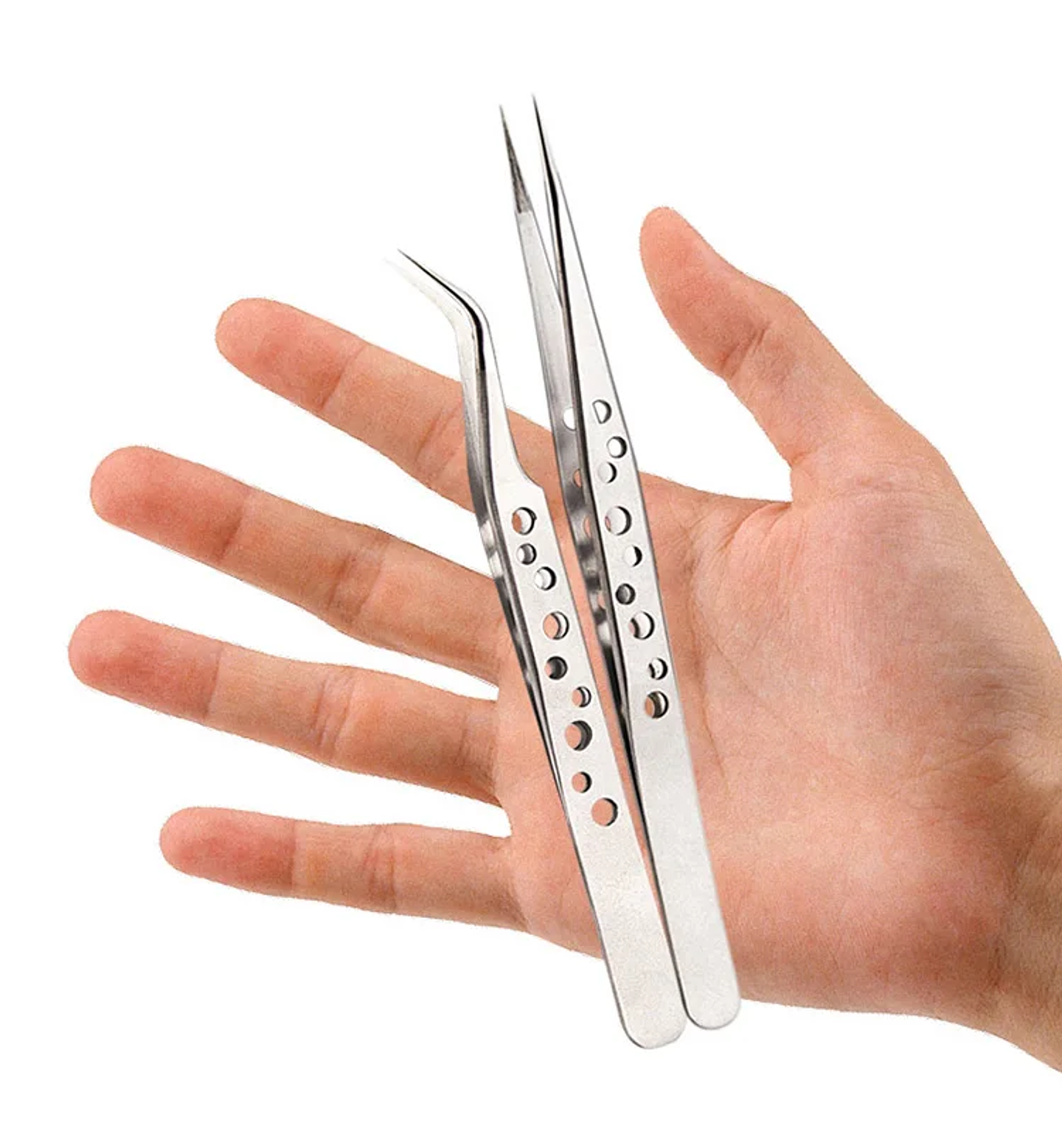 Professional Anti-Static Tweezers | High-Precision Stainless Steel Electronics Maintenance Tool 12