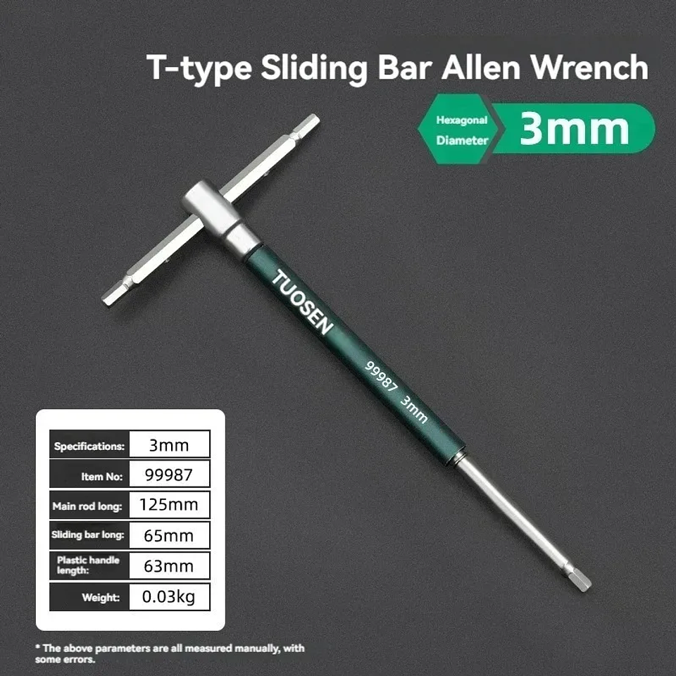 Heavy-Duty T-Handle Hex Key | High-Torque Carbon Steel Allen Wrench with Ergonomic Grip 12