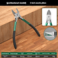 Professional Plastic Nippers | Chrome Vanadium Flush Cutters with Ergonomic Bent Handle - thumbnail 7