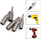 Magnetic Hex Nut Driver Set | 6.35mm Quick-Change Chrome Vanadium Steel Power Drill Bits - thumbnail 5