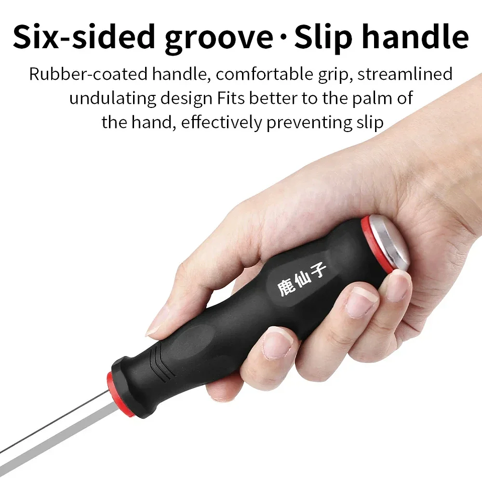 Heavy-Duty Go-Through Screwdriver | High-Torque Magnetic Chrome Vanadium Steel Driver for Automotive & Industrial Use 4