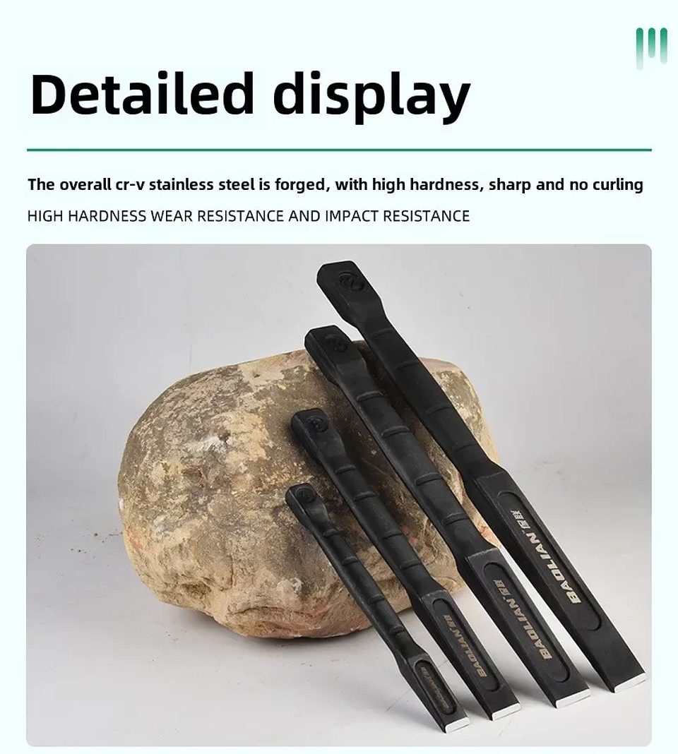 Professional Flat Head Woodworking Chisel | High-Strength Cr-V Alloy Steel Tool 20