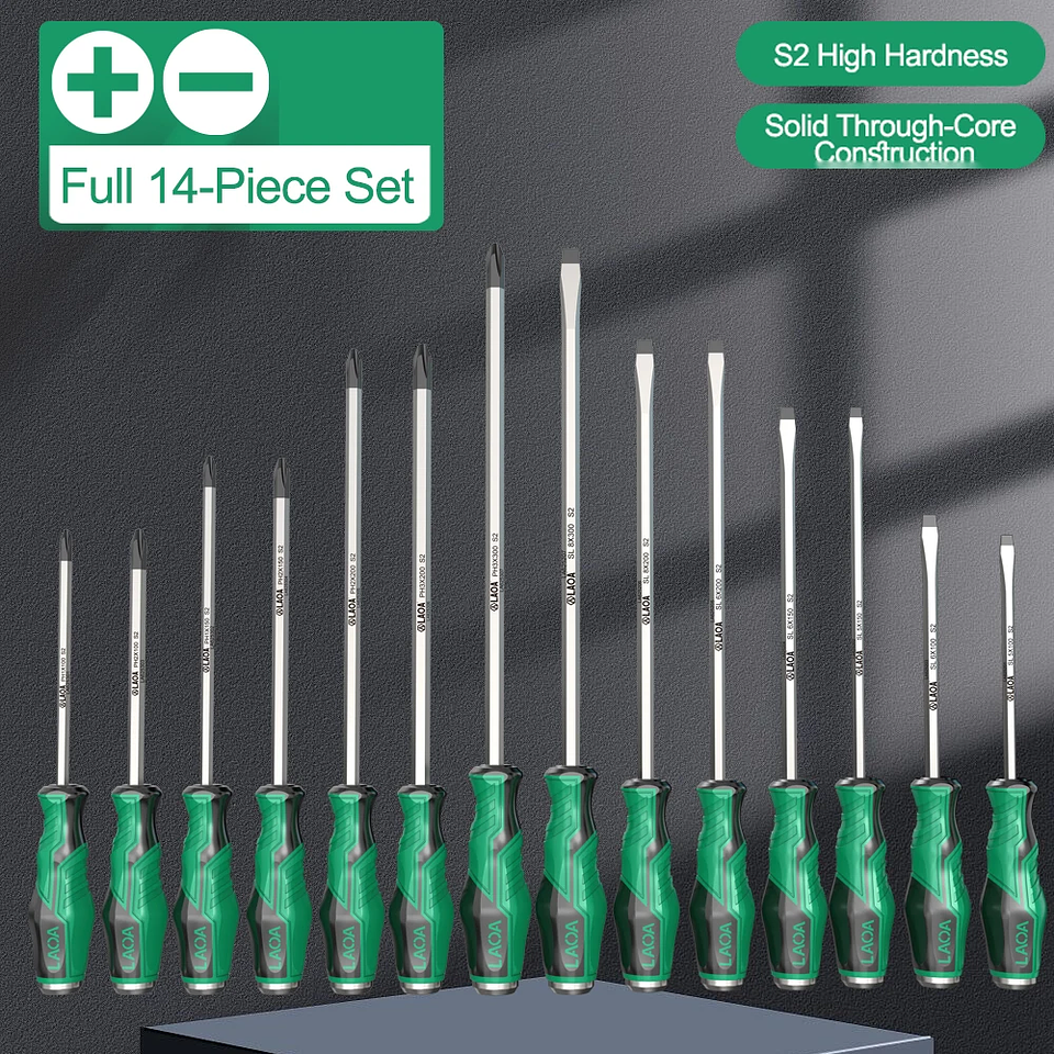 High-Precision Professional Screwdriver | Magnetic Non-Slip Industrial Hand Tool  13