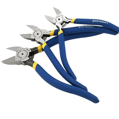 Professional Diagonal Cutting Pliers | Chrome Vanadium Side Cutters & Wire Stripping Tool (5/6 Inch)