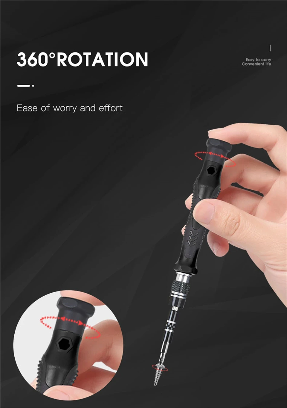 115-in-1 Precision Magnetic Screwdriver Set | Professional Cr-V Repair Toolkit 15