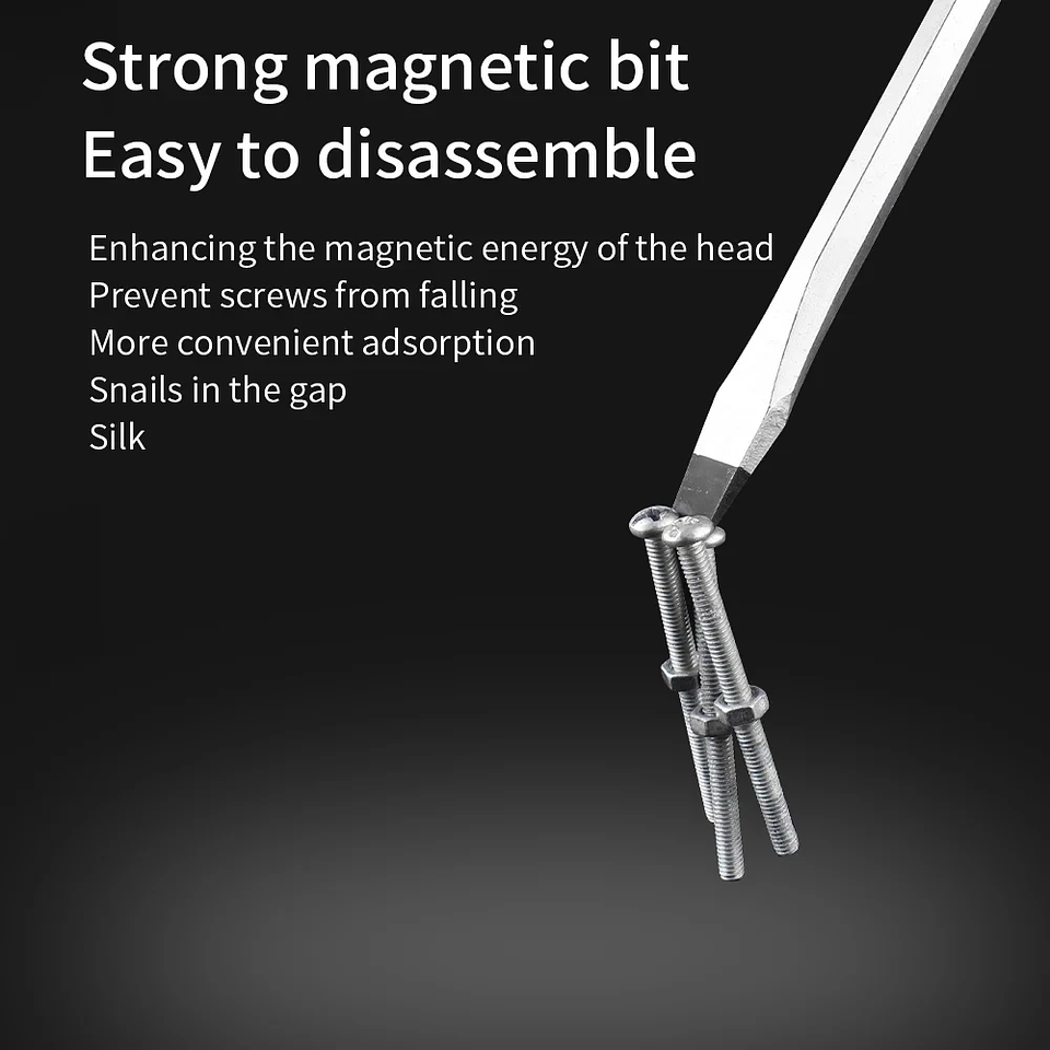 Heavy-Duty Go-Through Screwdriver | High-Torque Magnetic Chrome Vanadium Steel Driver for Automotive & Industrial Use 5