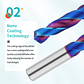HRC65 Tungsten Carbide Twist Drill Bit | Blue Nano-Coated Precision CNC Steel Drilling Tools (0.5mm – 20.0mm) - thumbnail 16