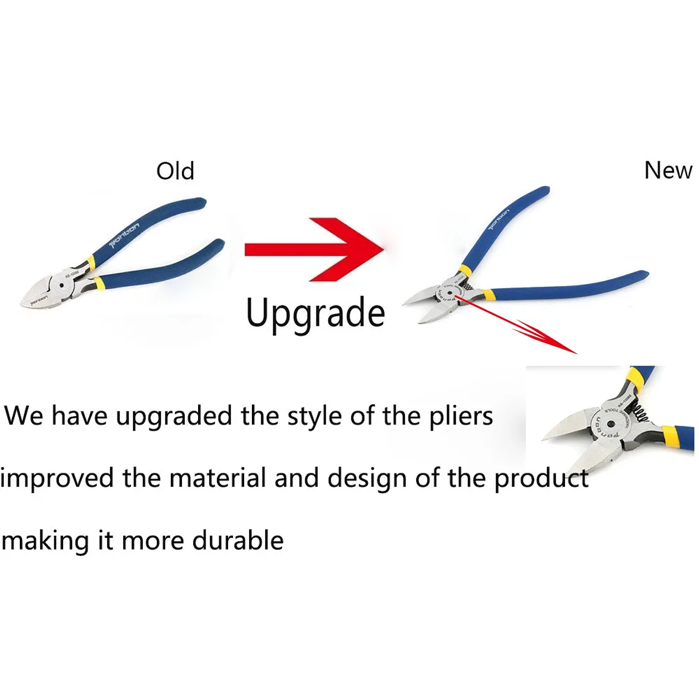 Professional Diagonal Cutting Pliers | Chrome Vanadium Side Cutters & Wire Stripping Tool (5/6 Inch) 4