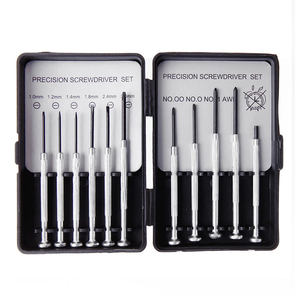 11pc Precision Watch & Eyeglass Repair Screwdriver Set 1