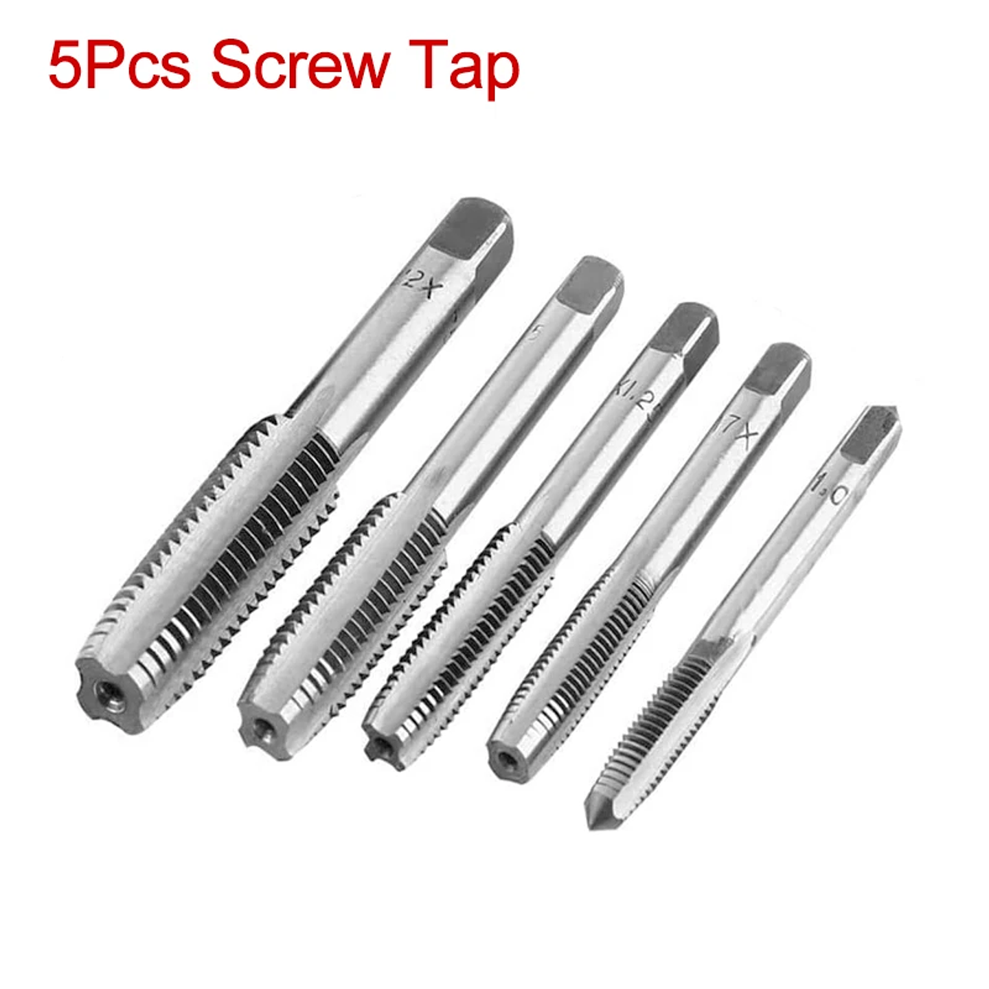 BSIDE 6-Piece T-Handle Tap Wrench & Metric Tap Set | M3–M8 HSS Threading Tool Kit 7