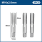3-Piece Metric Hand Tap Set | High-Hardness Alloy Steel Threading Tool - thumbnail 18