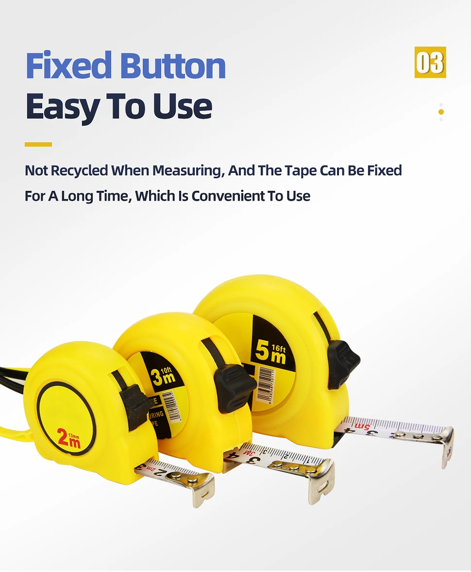 Precision Steel Tape Measure | High-Visibility Woodworking Rule with Impact-Resistant ABS Shell 11