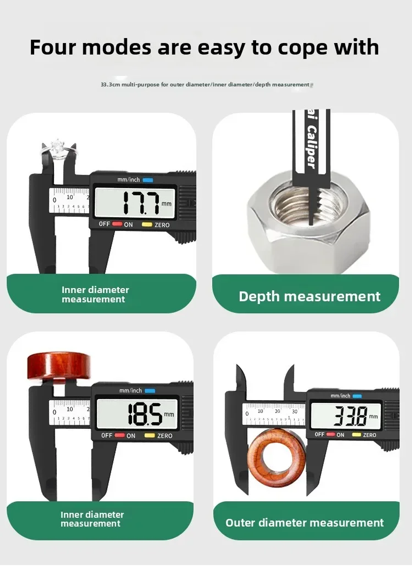 Digital LCD Vernier Caliper | 150mm High-Precision Electronic Gauge 15