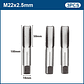 3-Piece Metric Hand Tap Set | High-Hardness Alloy Steel Threading Tool - thumbnail 21