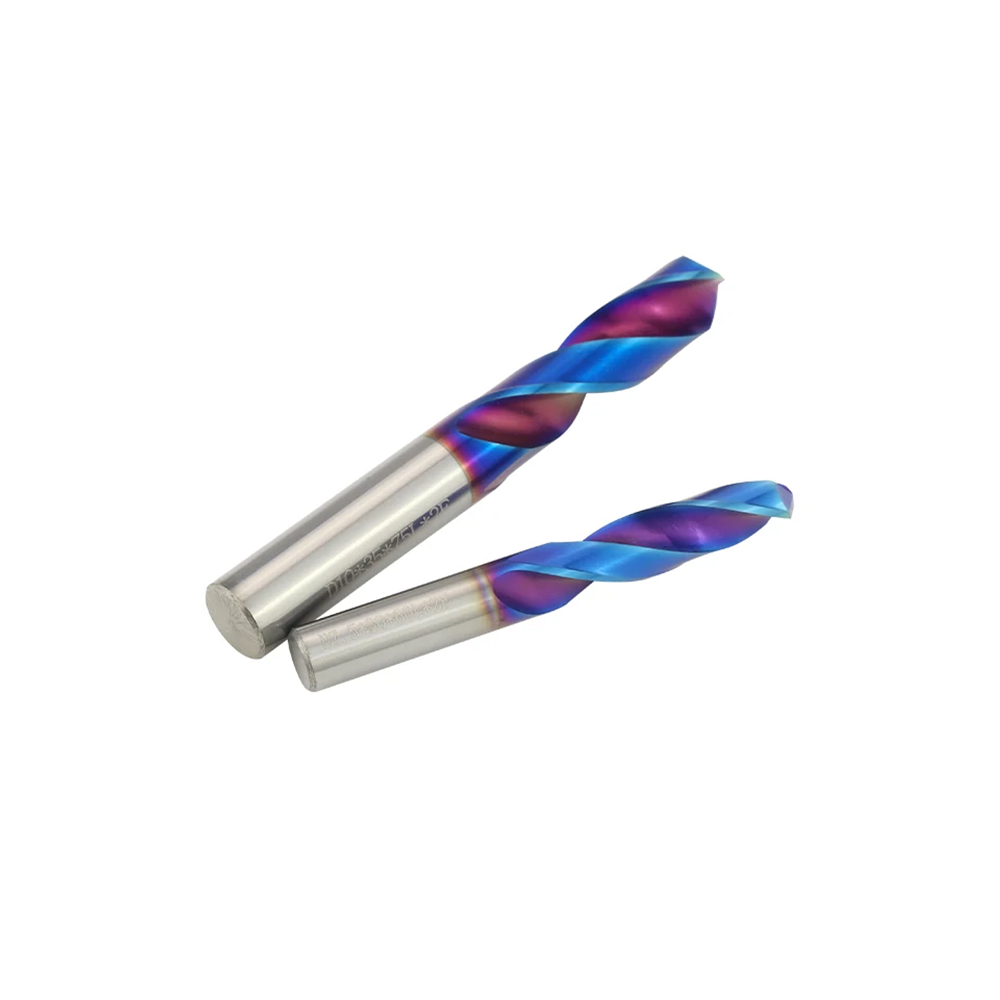 HRC65 Tungsten Carbide Twist Drill Bit | Blue Nano-Coated Precision CNC Steel Drilling Tools (0.5mm – 20.0mm) 19