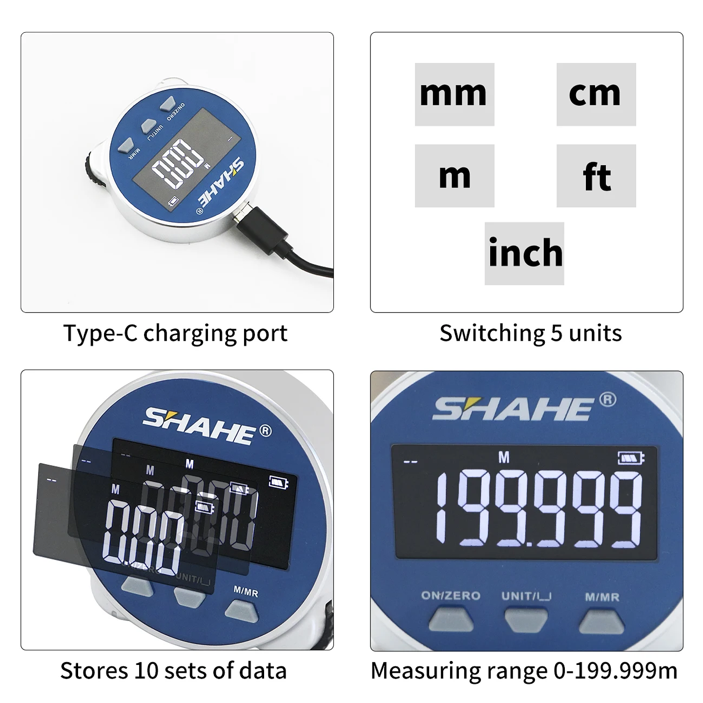Digital Electronic Tape Measure | 200m Ultra-Long Curve & Surface Meter 11