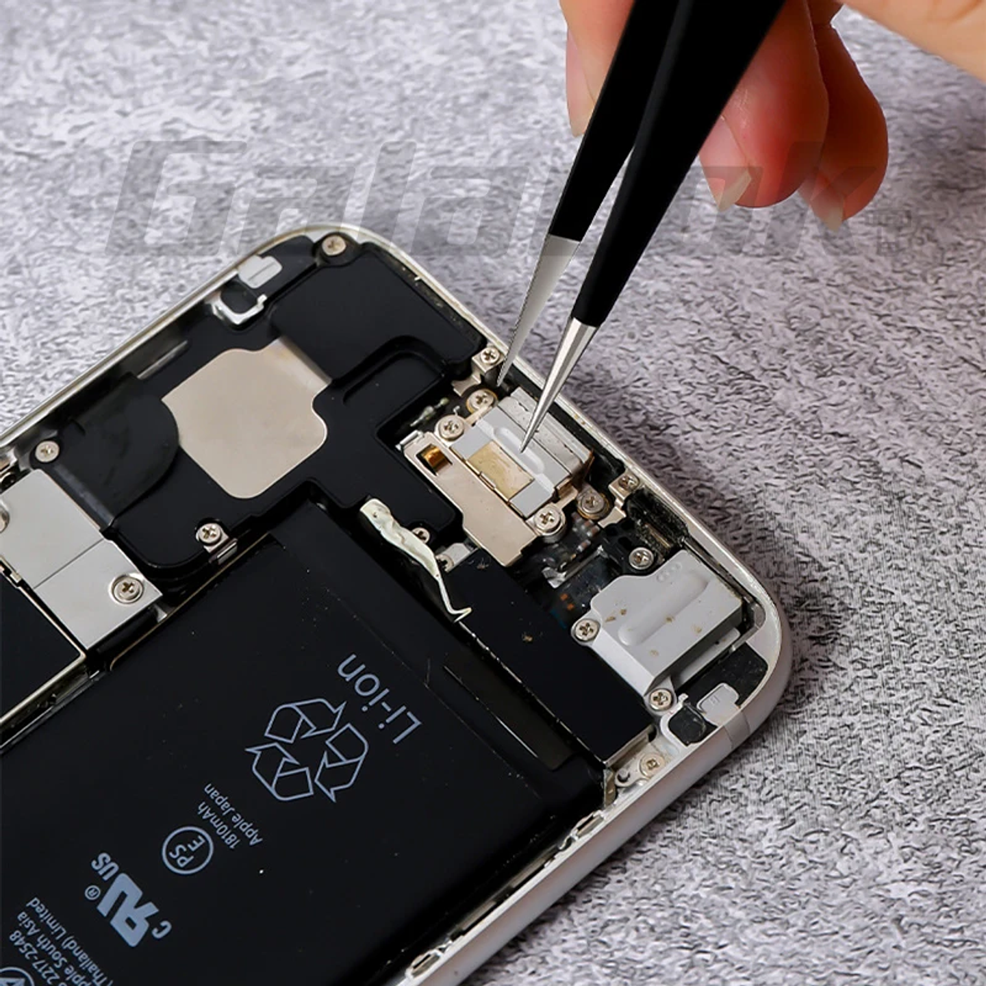 Antistatic Stainless Steel Tweezers 6 PCS Precision Maintenance Industrial Repair Curved Tool Home Work Model Making Hand Tools 2