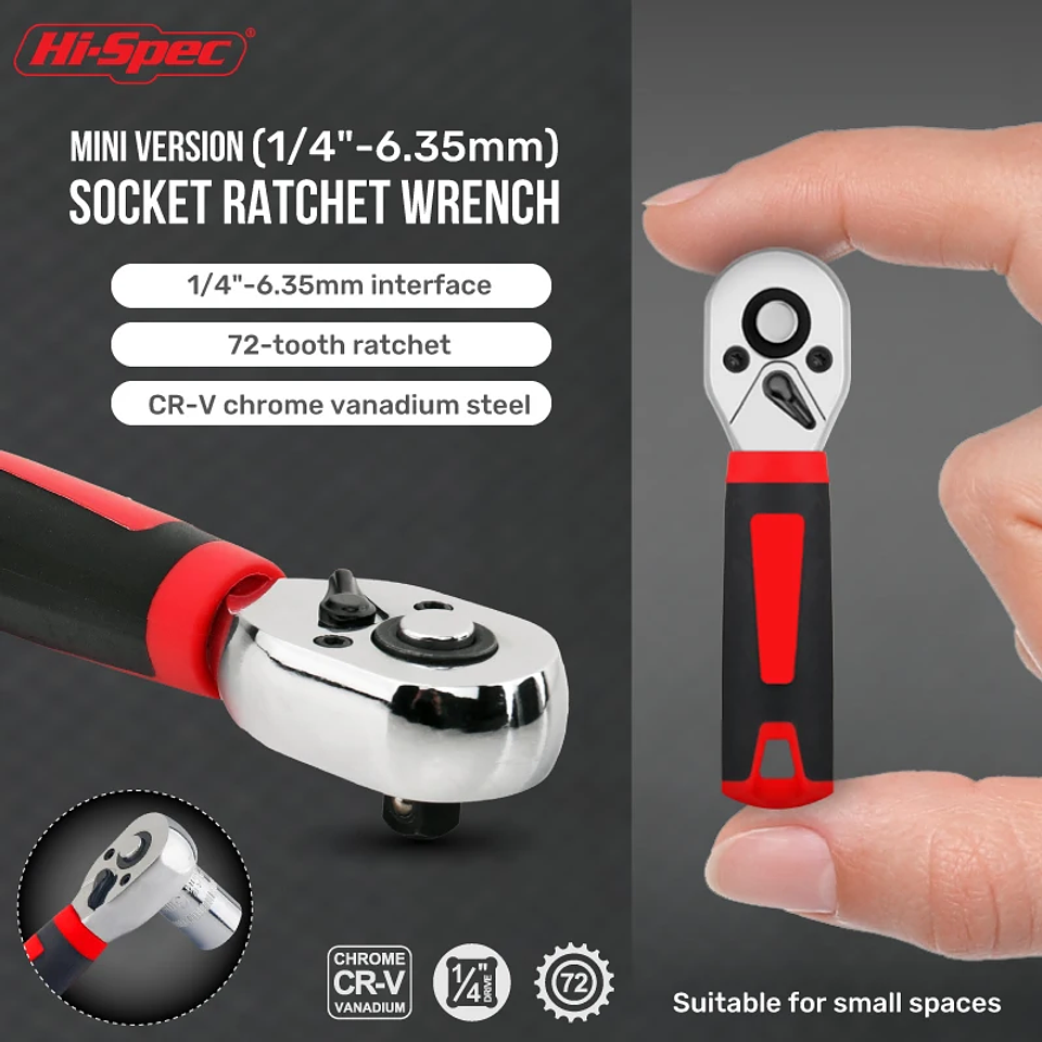 Hi-Spec Mini Double-Ended Wrench Set | Precision Cr-V Steel Spanners 15