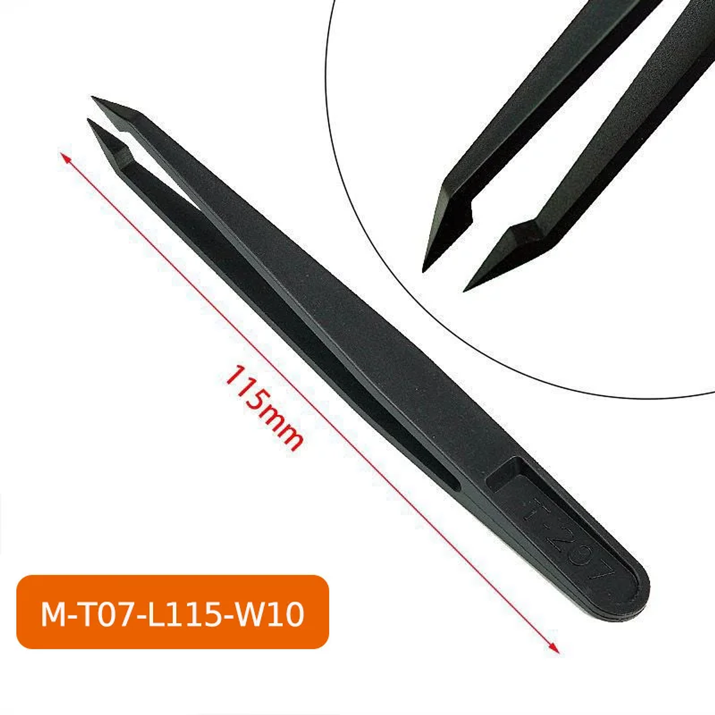 8-Piece Anti-Static ESD Plastic Tweezers Set | Precision PCB & Electronics Repair Kit 13