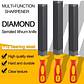 Diamond-Shaped Hand Saw File | Professional Sharpening & Deburring Tool for Woodworking - thumbnail 4