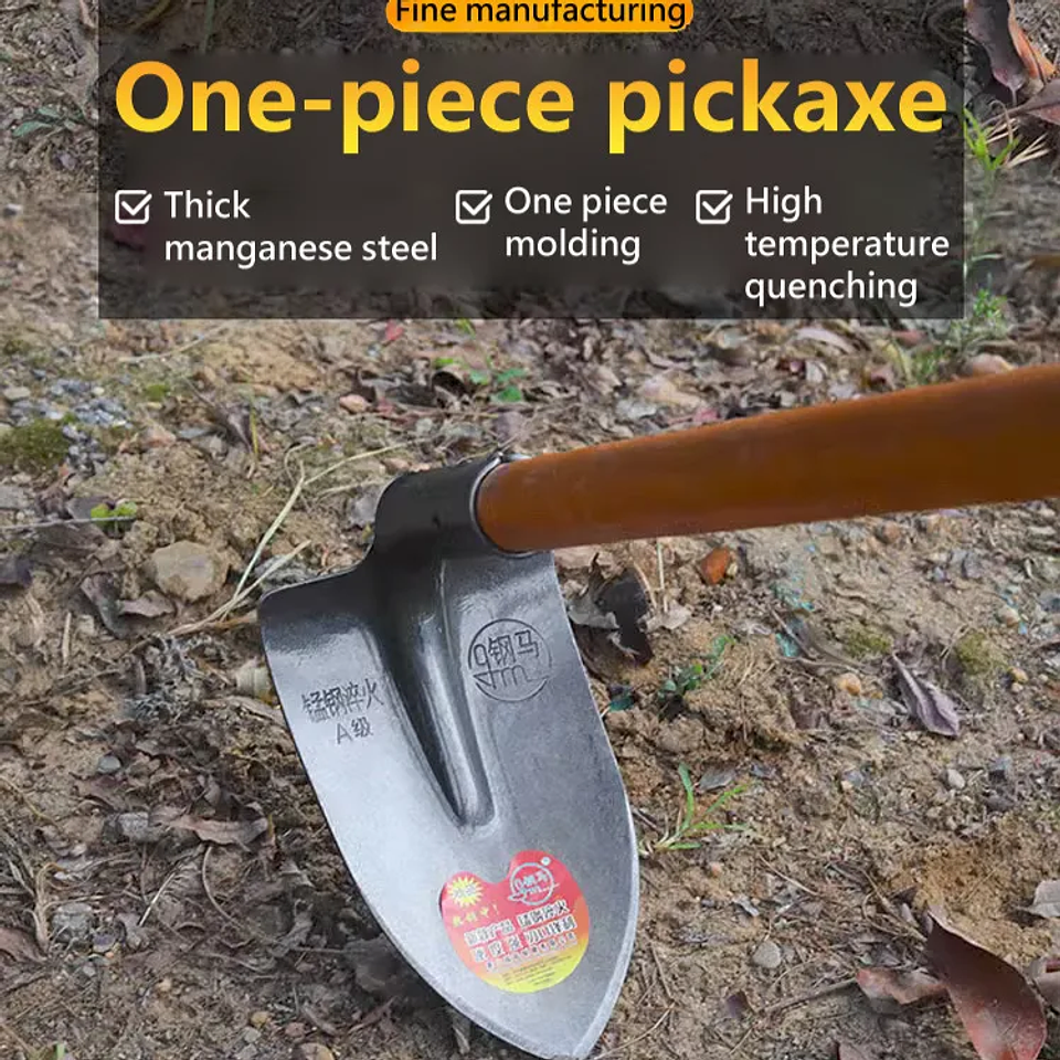 Heavy-Duty Carbon Steel Farming Shovel | Multifunctional Garden Spade & Digging Tool for Agricultural Use 9