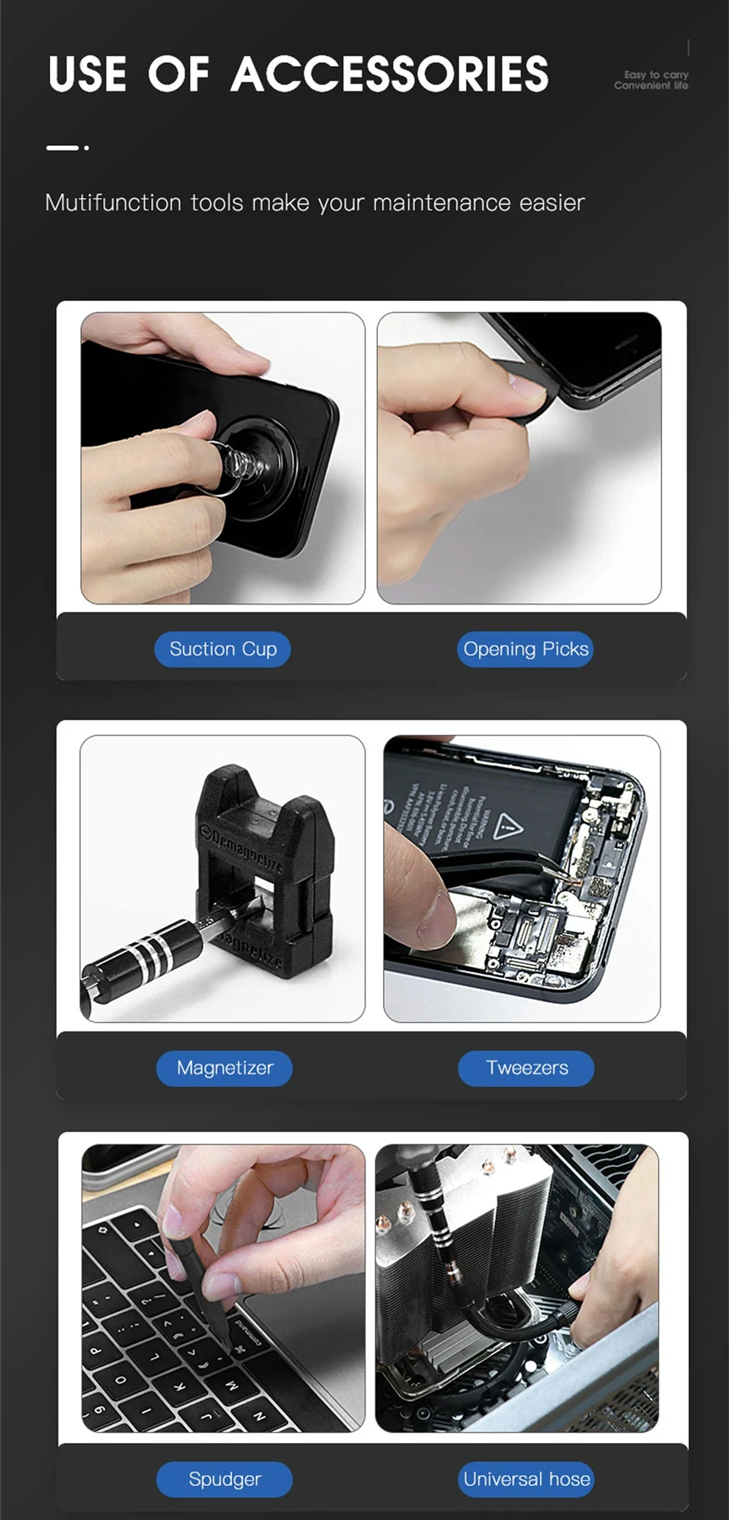 115-in-1 Precision Magnetic Screwdriver Set | Professional Cr-V Repair Toolkit 19