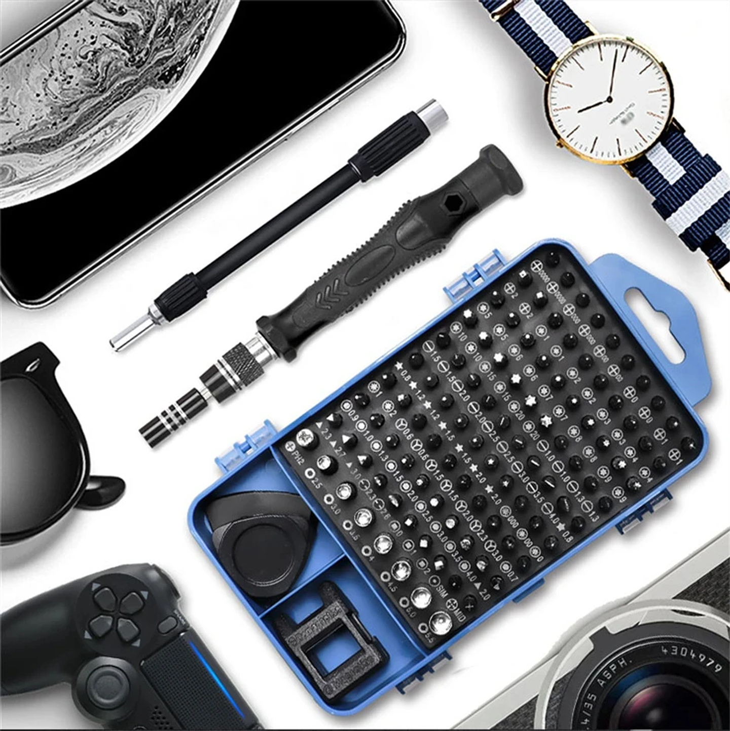 115-in-1 Precision Magnetic Screwdriver Set | Professional Cr-V Repair Toolkit 20