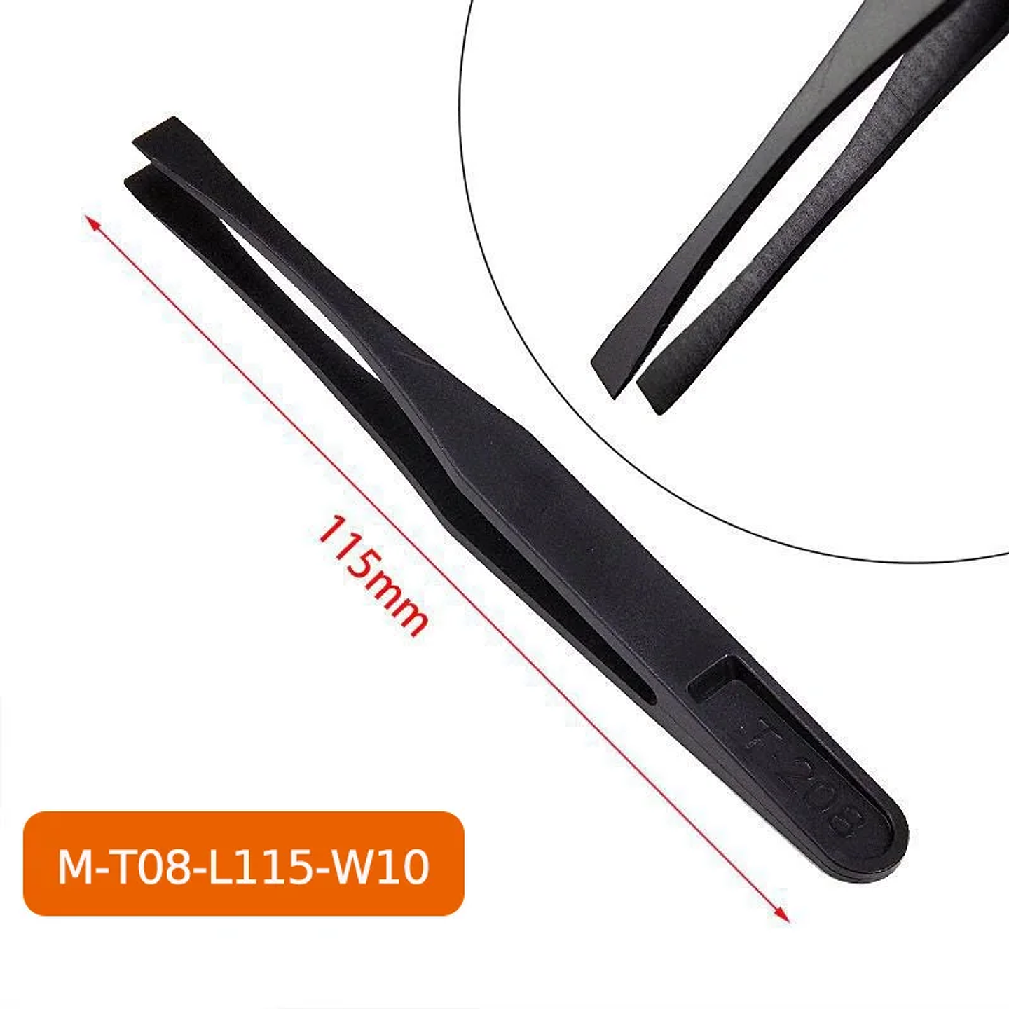 8-Piece Anti-Static ESD Plastic Tweezers Set | Precision PCB & Electronics Repair Kit 14