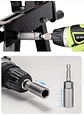Magnetic Hex Nut Driver Set | 6.35mm Quick-Change Chrome Vanadium Steel Power Drill Bits - thumbnail 13