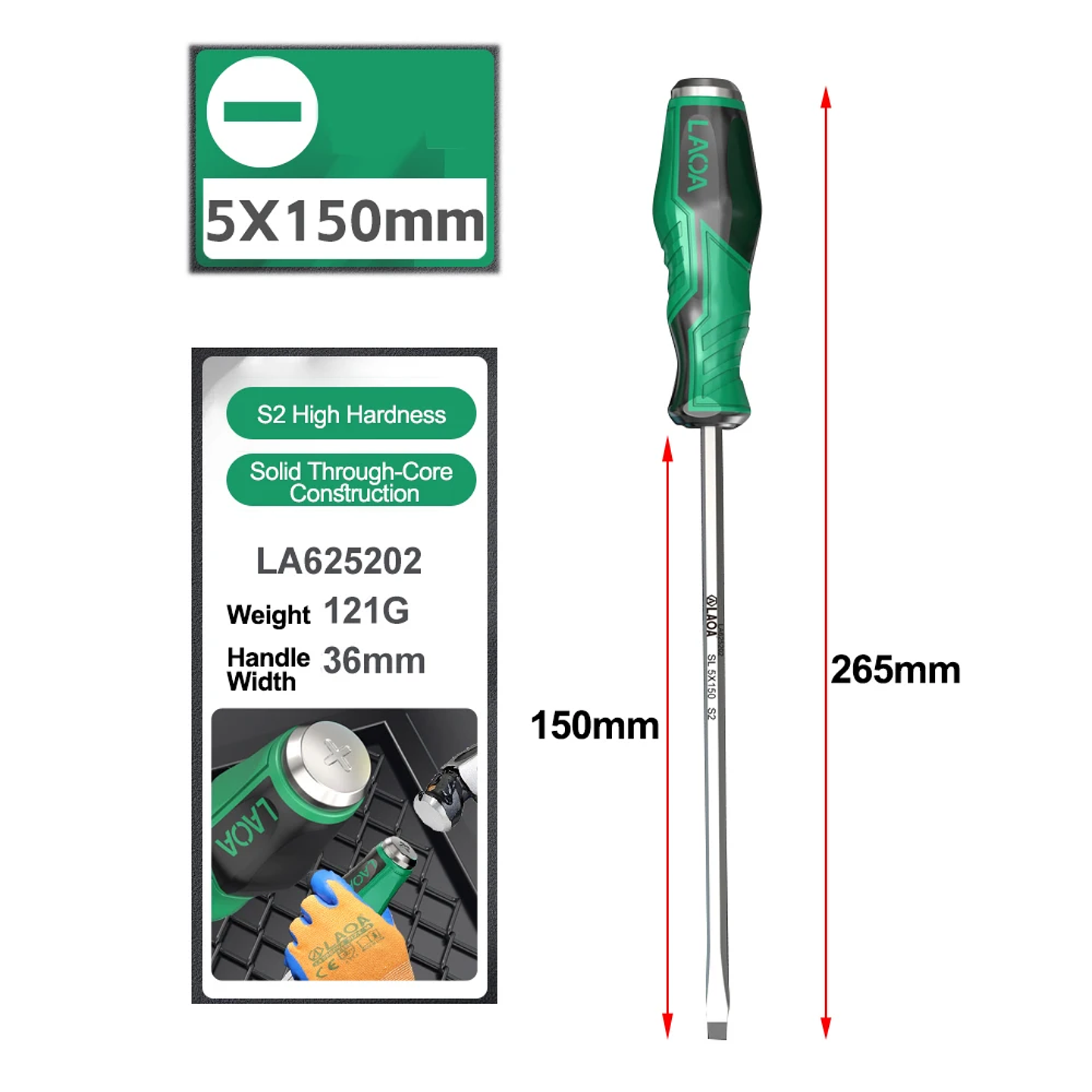 High-Precision Professional Screwdriver | Magnetic Non-Slip Industrial Hand Tool  18