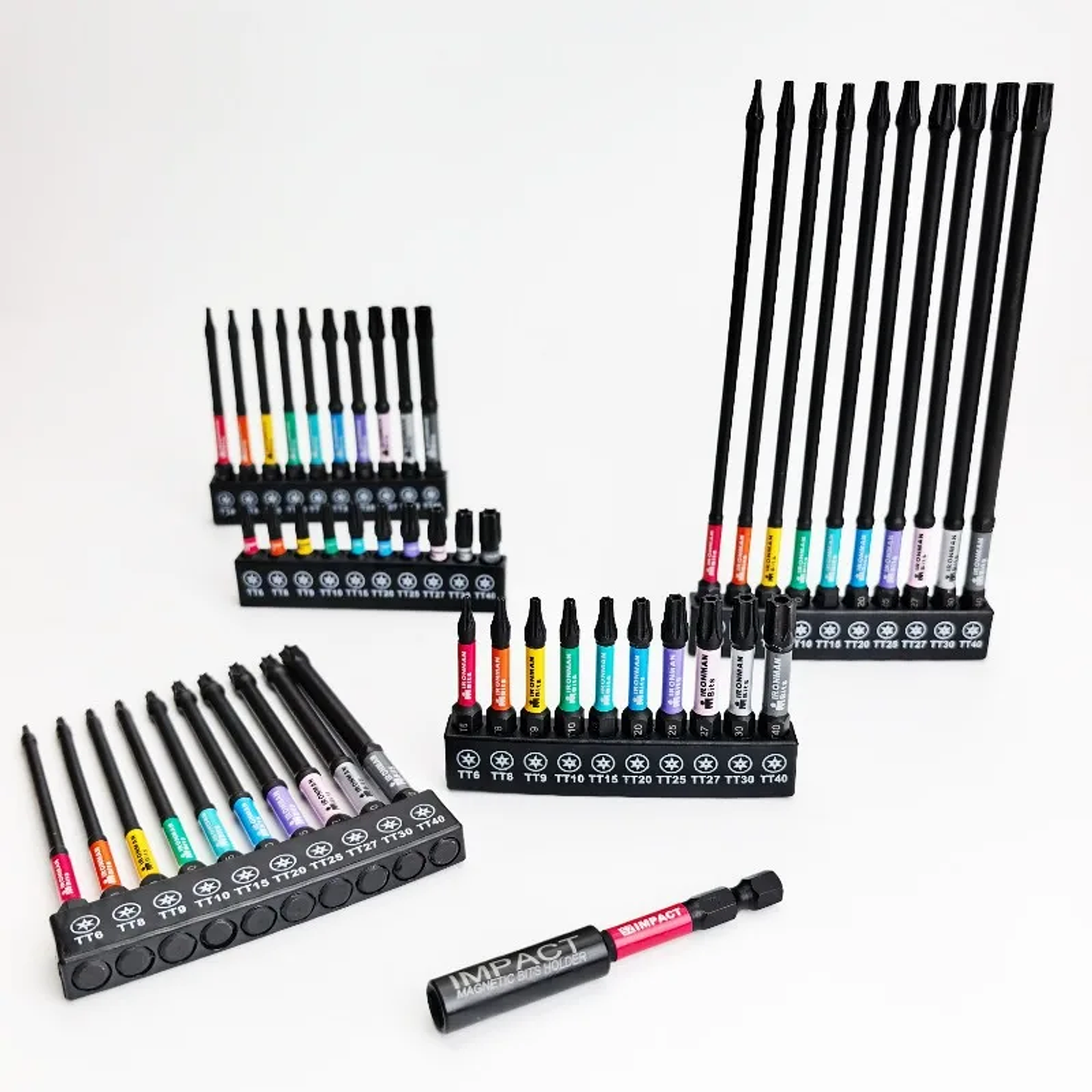 S2 Steel Magnetic Torx Impact Bit Set | Shock-Absorbent Anti-Slip Star Bits 16