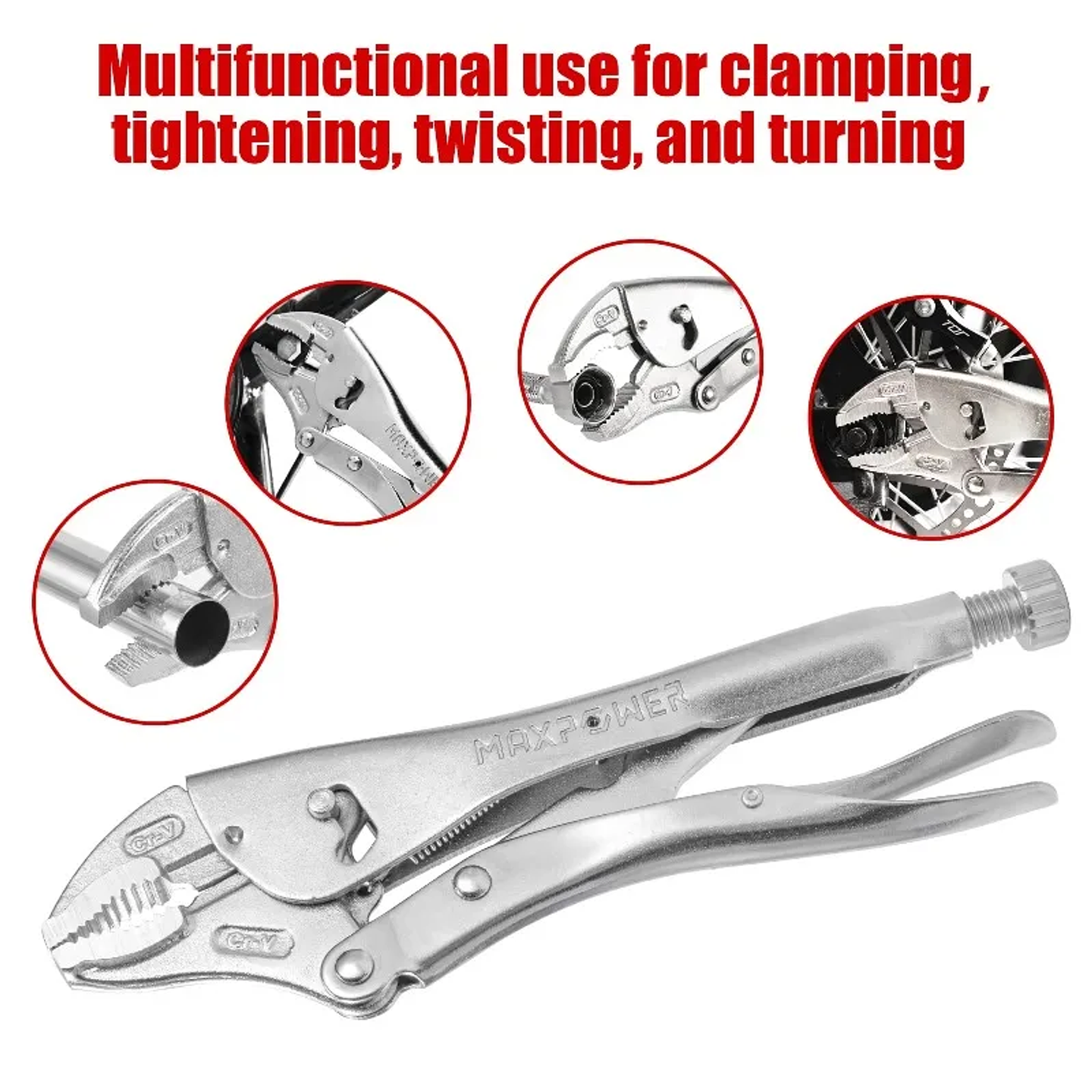 Industrial-Grade Adjustable Locking Pliers | Heavy-Duty Universal Pressure Vice-Grips 3