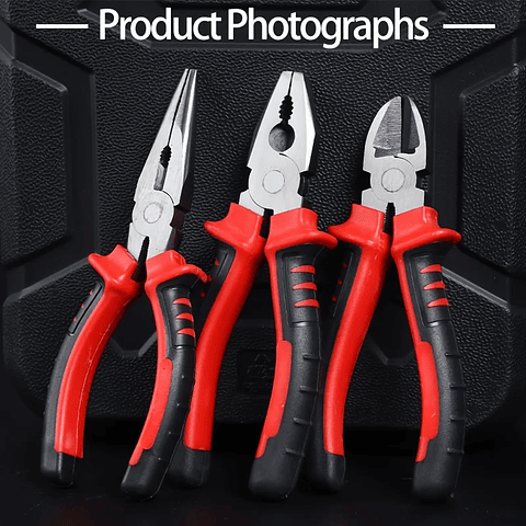 Industrial Cr-V Multifunctional Electrical Pliers | High-Torque Wire Cutters