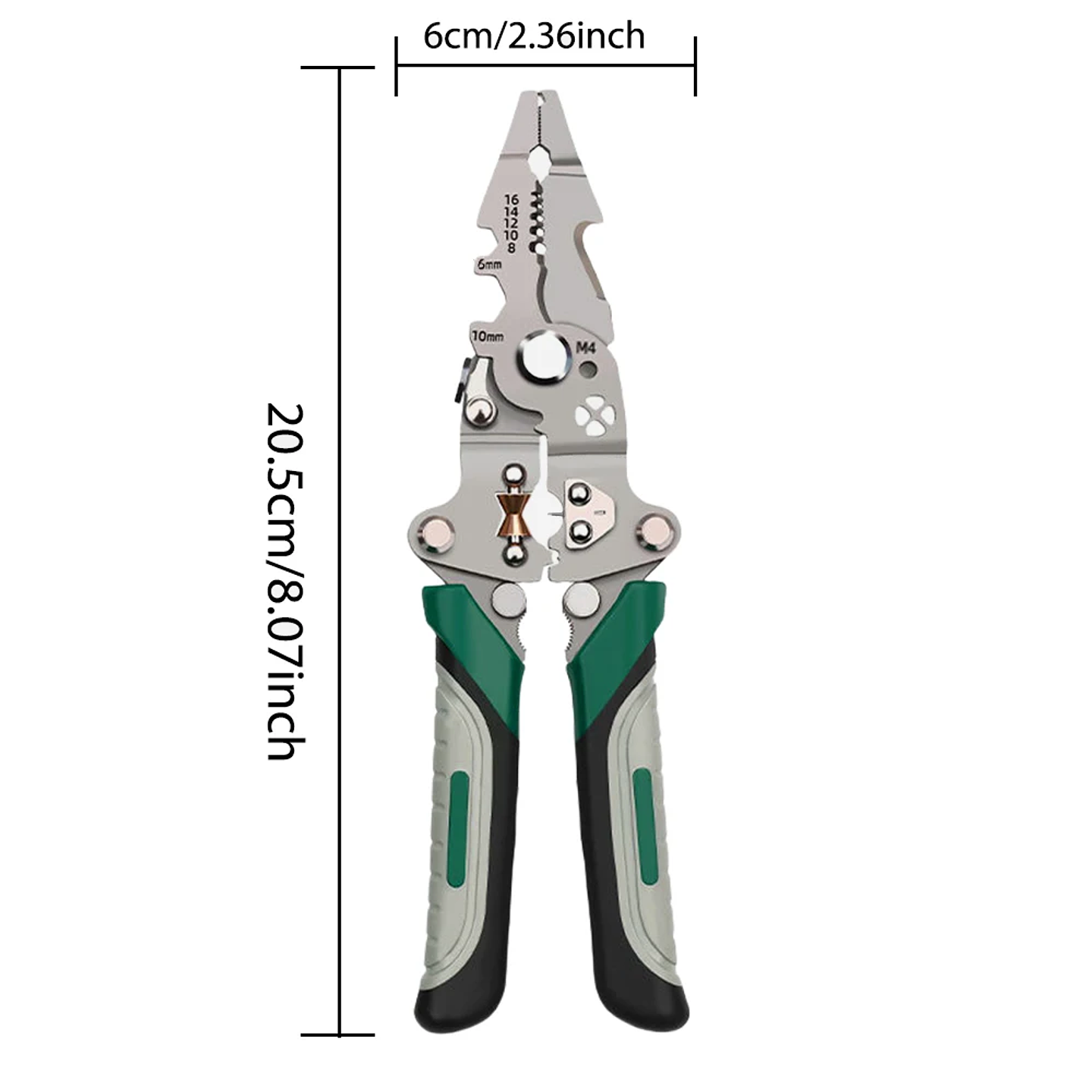 Professional Wire Decrustation Pliers | High-Carbon Steel Multifunctional Wire Stripper 15
