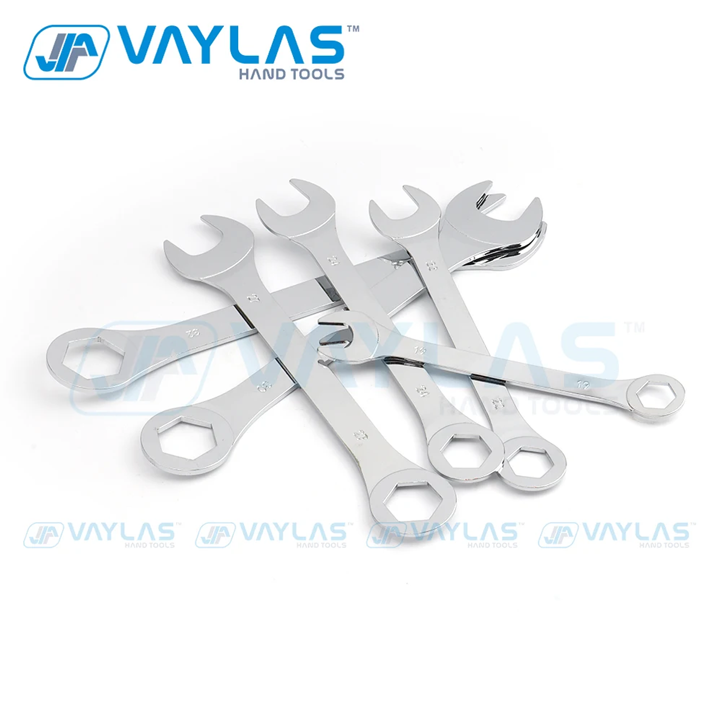 Vaylas Ultra-Thin Open End Wrench Set | 4–32mm Super-Slim Spanner Kit 1