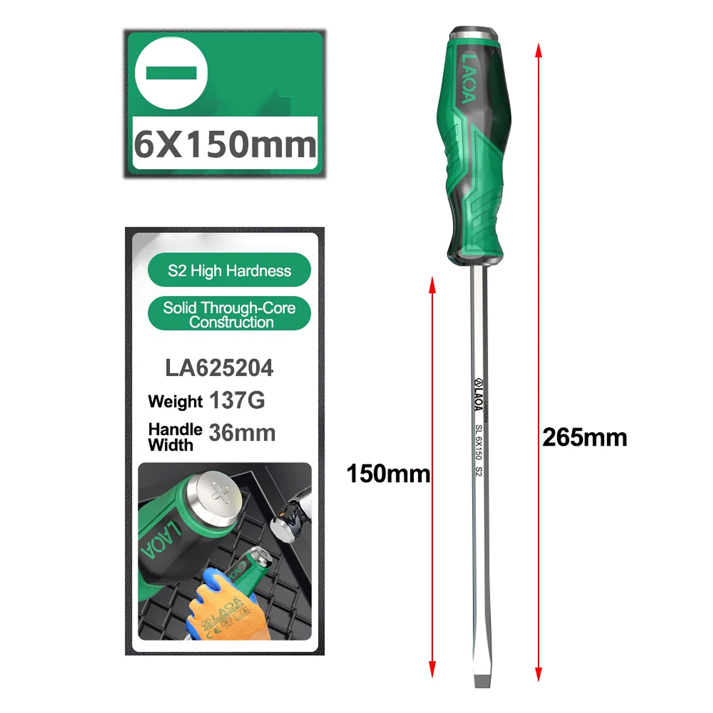 High-Precision Professional Screwdriver | Magnetic Non-Slip Industrial Hand Tool  22