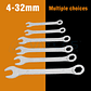 Vaylas Ultra-Thin Open End Wrench Set | 4–32mm Super-Slim Spanner Kit - thumbnail 2