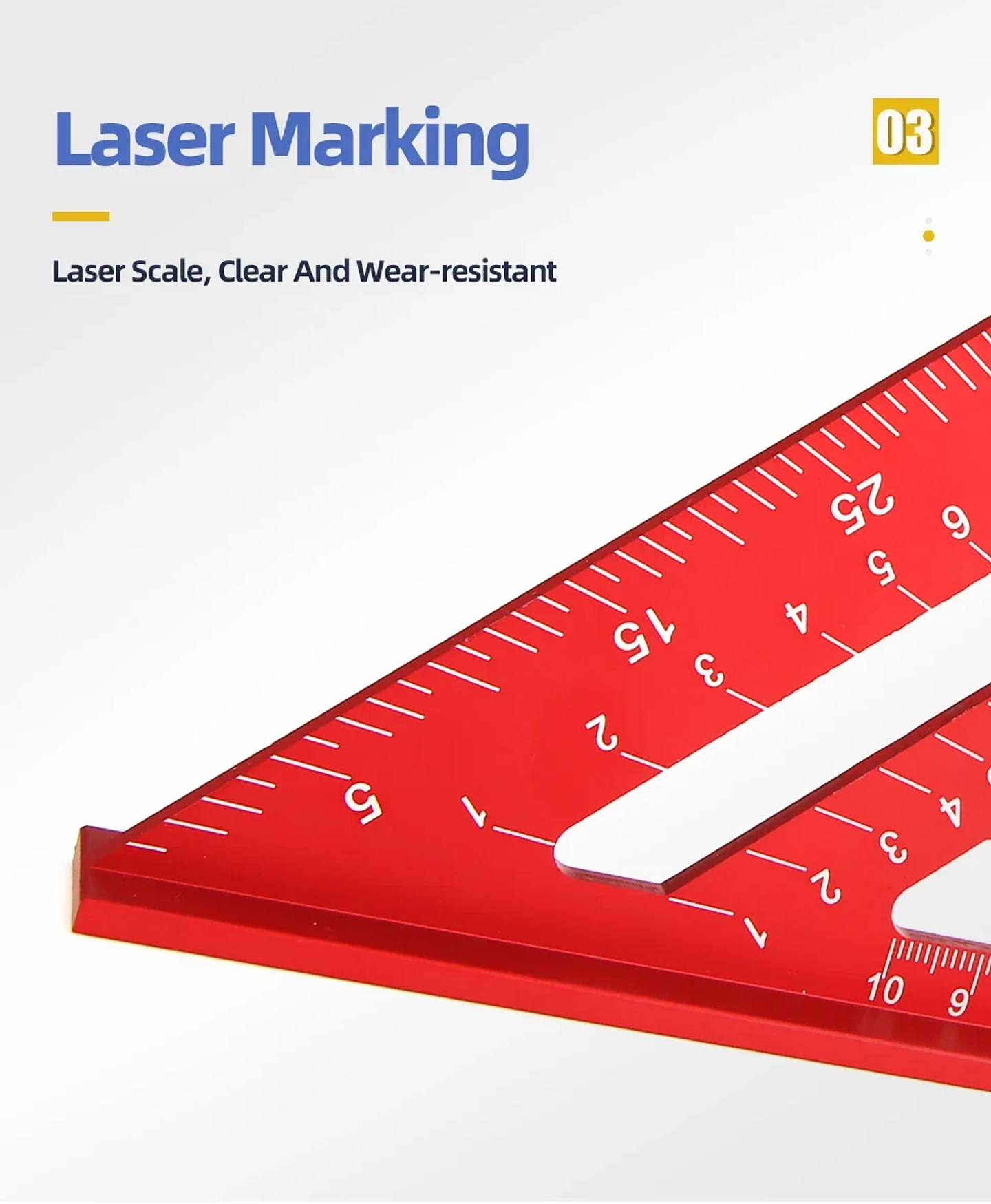 7-Inch Aluminum Alloy Speed Square | Multifunctional Triangle Ruler for Carpentry, Framing, and Layout 15