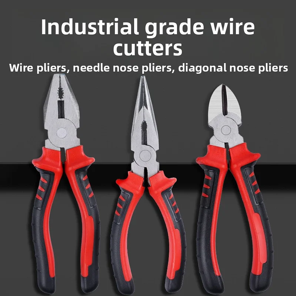 Industrial Cr-V Multifunctional Electrical Pliers | High-Torque Wire Cutters 2