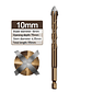 Industrial Cross Hex Tile & Glass Drill Bits | Titanium-Coated Carbide Masonry Bit for Concrete, Porcelain & Stone - thumbnail 13