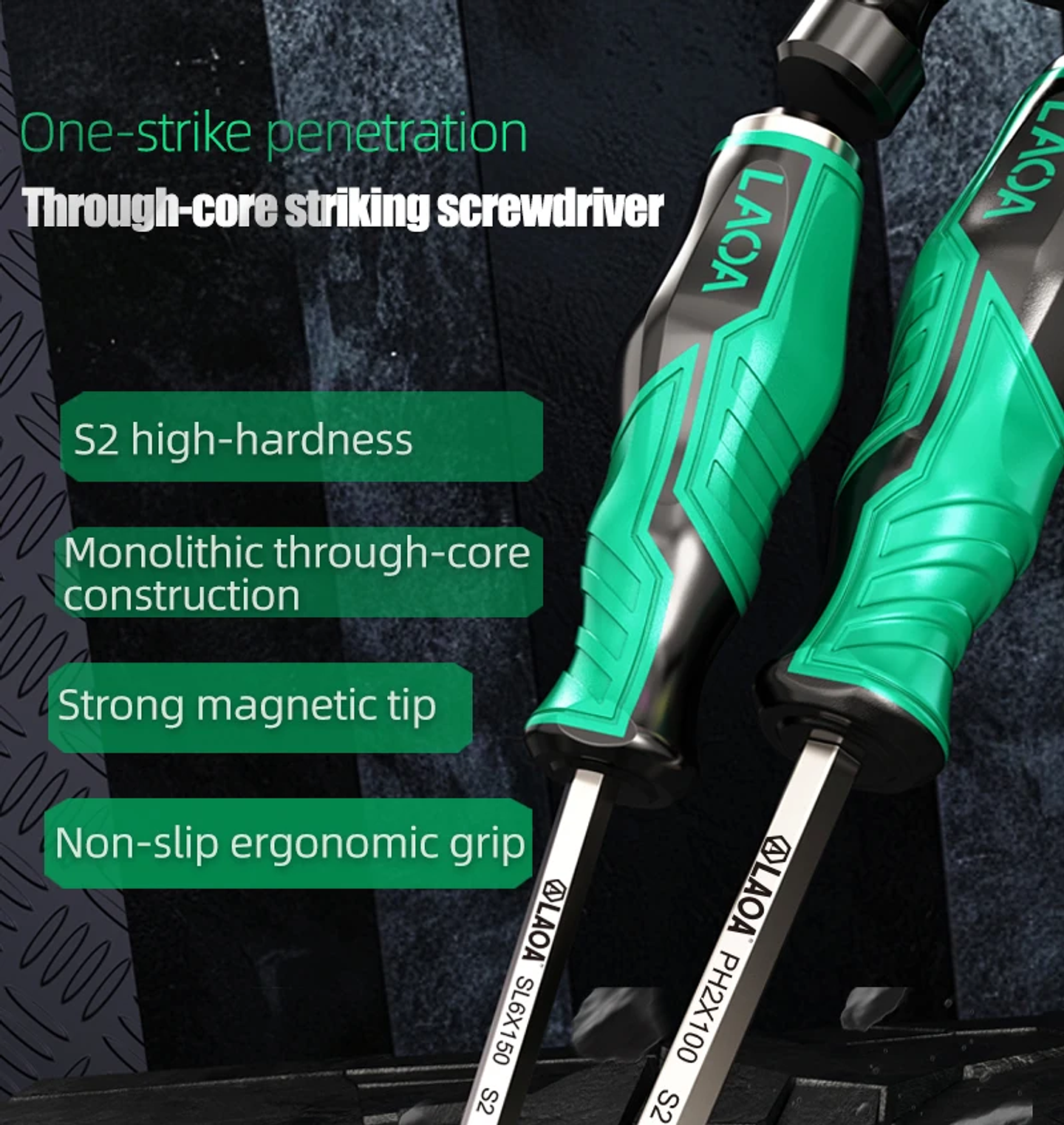 High-Precision Professional Screwdriver | Magnetic Non-Slip Industrial Hand Tool  24