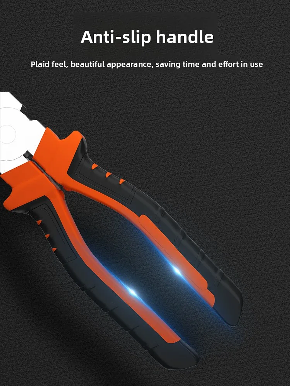 Industrial Cr-V Multifunctional Electrical Pliers | High-Torque Wire Cutters 5