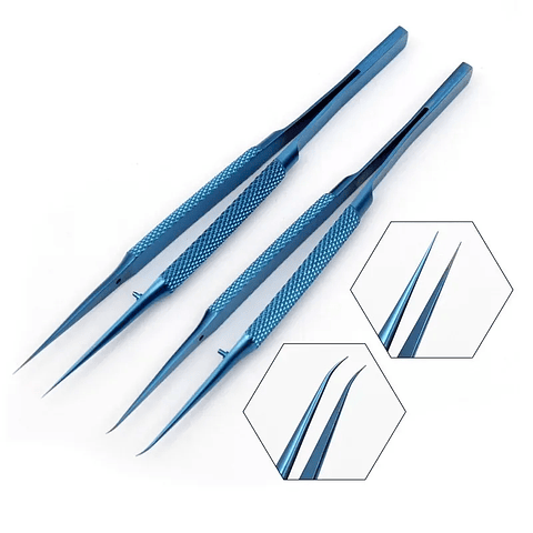 Titanium Alloy Precision Tweezers | 0.15mm Ultra-Fine Anti-Static Repair Tool