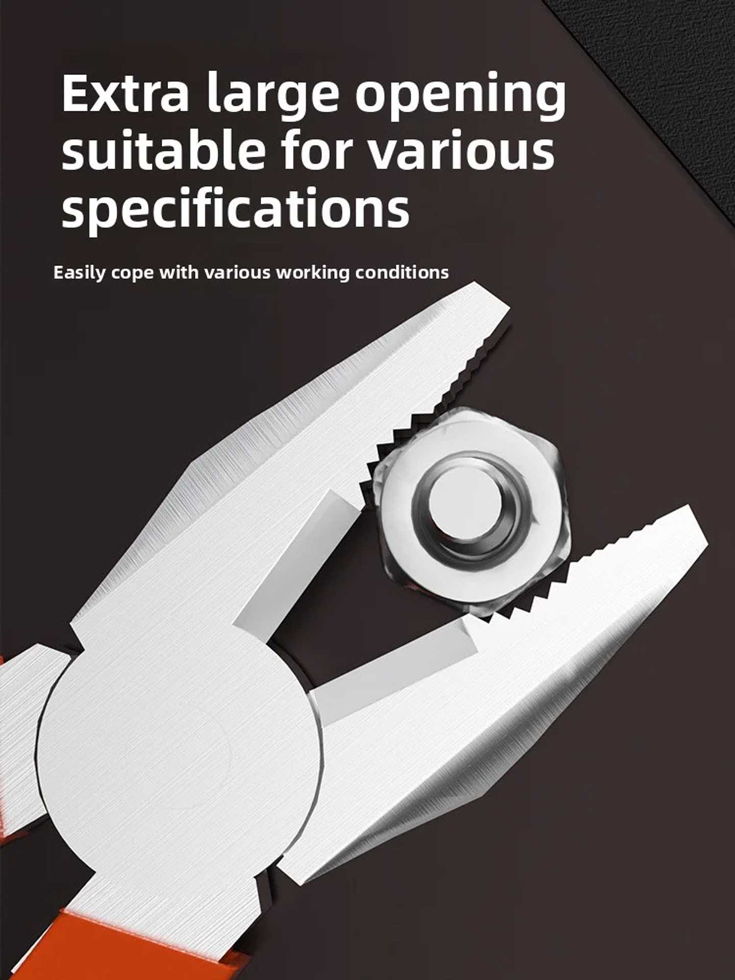 Industrial Cr-V Multifunctional Electrical Pliers | High-Torque Wire Cutters 6