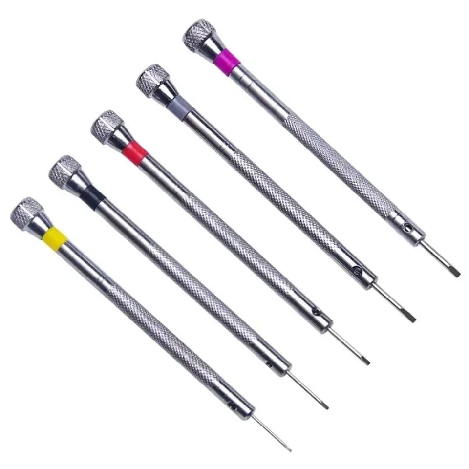Precision High Carbon Steel Watch Repair Slotted Screwdriver Set 1