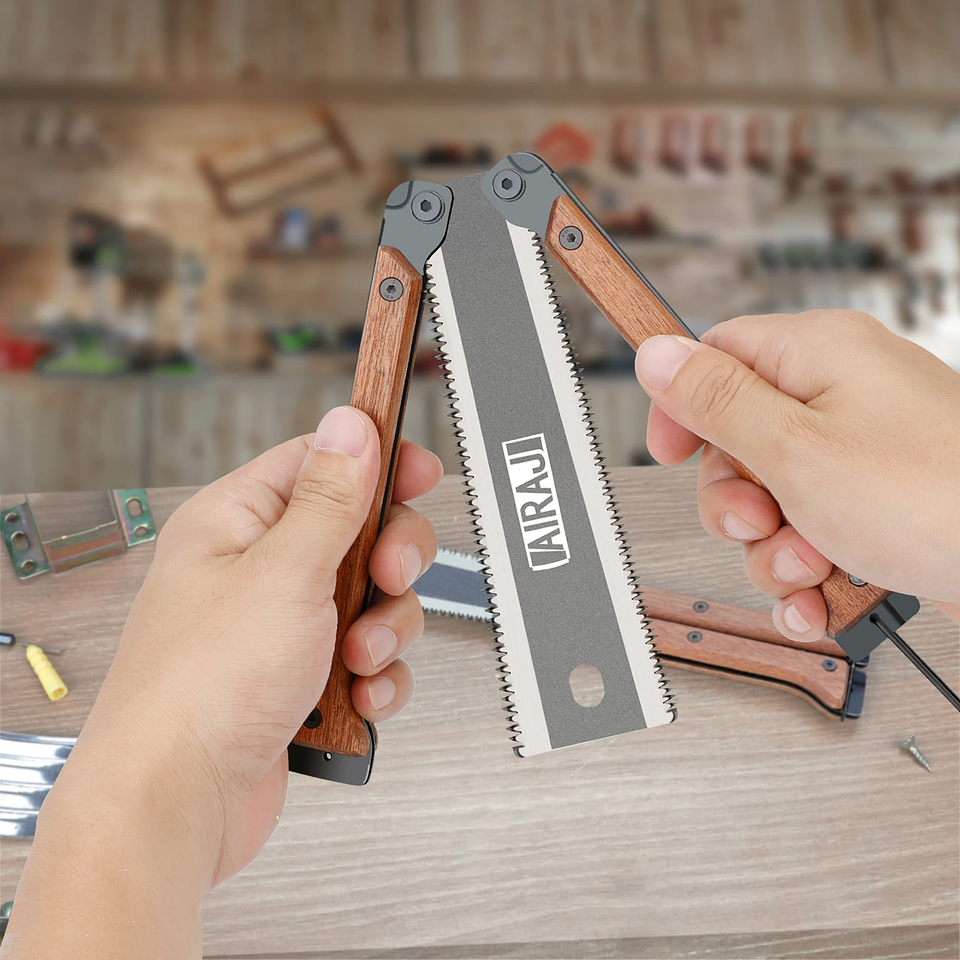 12-Inch Folding Hand Saw | SK5 Steel Fine-Toothed Portable Woodworking Tool 10