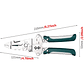Stainless Steel 217mm Multi-Functional Electrician Wire Stripper Pliers - thumbnail 6