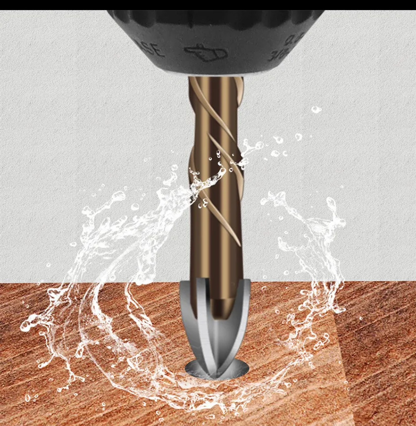 Industrial Cross Hex Tile & Glass Drill Bits | Titanium-Coated Carbide Masonry Bit for Concrete, Porcelain & Stone 19