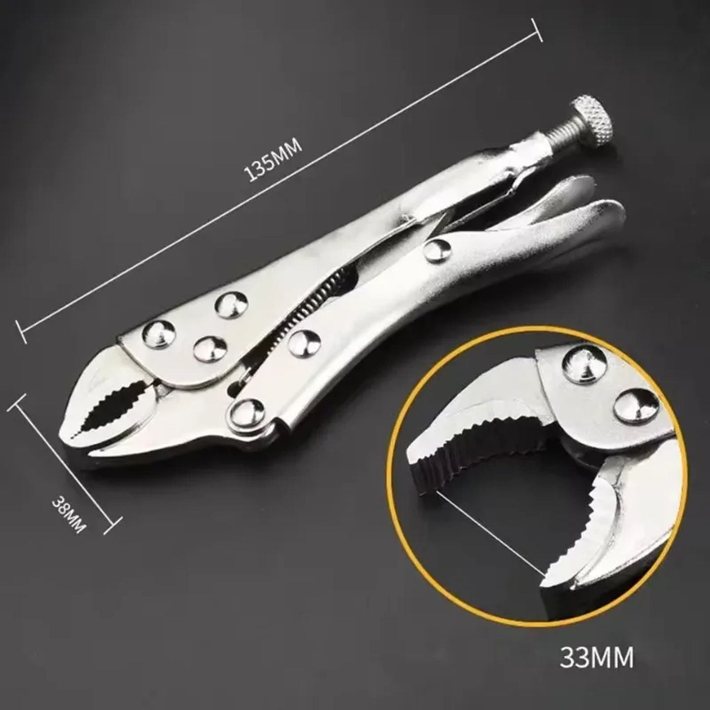 Industrial-Grade Adjustable Locking Pliers | Heavy-Duty Universal Pressure Vice-Grips 12